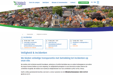 Biotech Campus Delft waarborgt goede relatie met omwonenden 