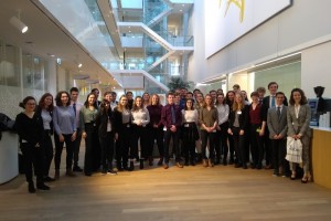 TU Delft and Leiden University students on field trip