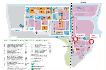 Temporary additional traffic movements on Wateringseweg.