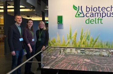 EUCYS 2016 winner Modestas Gudauskas visits Biotech Campus Delft