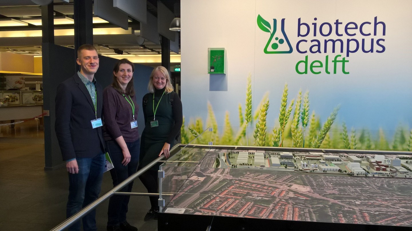 EUCYS 2016 winner Modestas Gudauskas visits Biotech Campus Delft